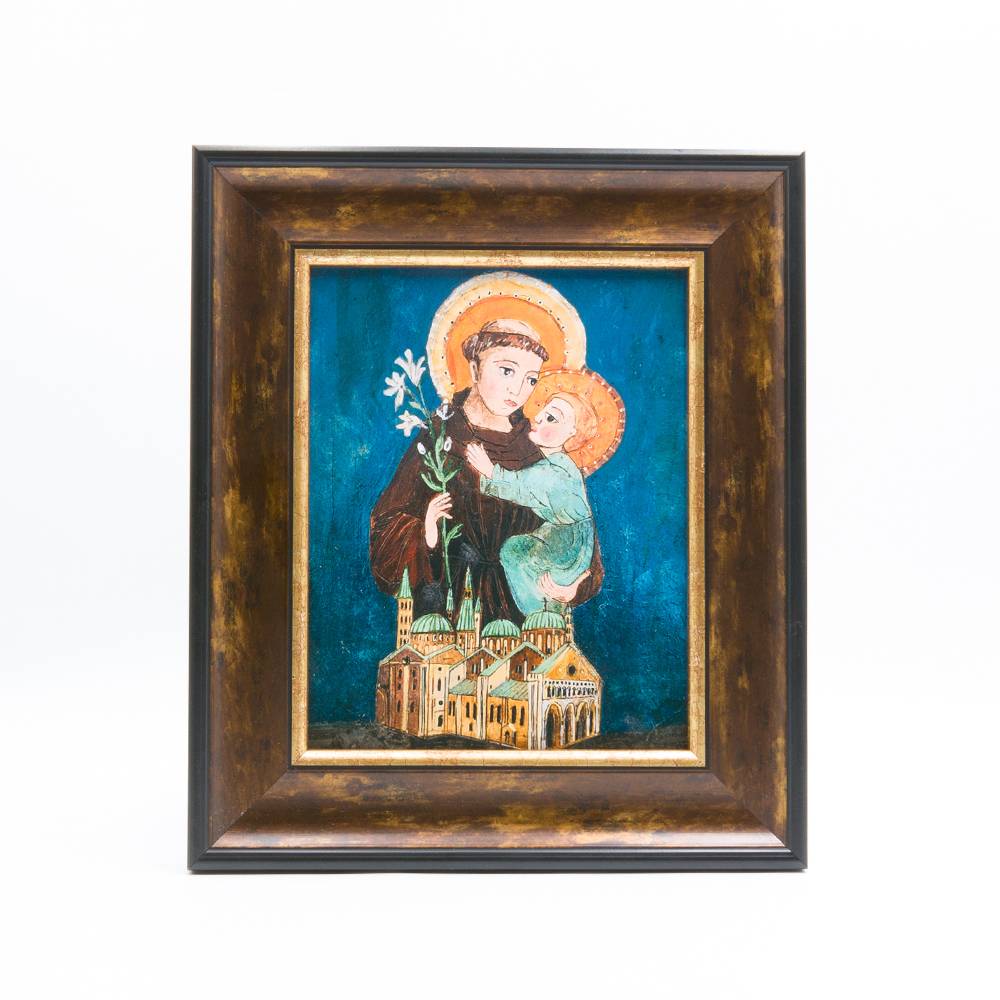 obraz ceramiczny "Święty Antoni"