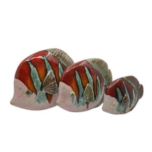 Ryba ceramiczna mix kolor kpl 3 szt.