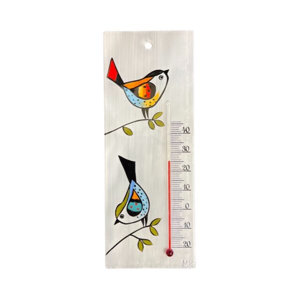 Termometr Kolorowe Ptaszki